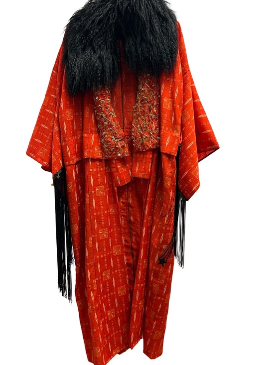 REWORKED Red Kimono - this is from a collection by Melt Kimonos. - Picture 2 of 8